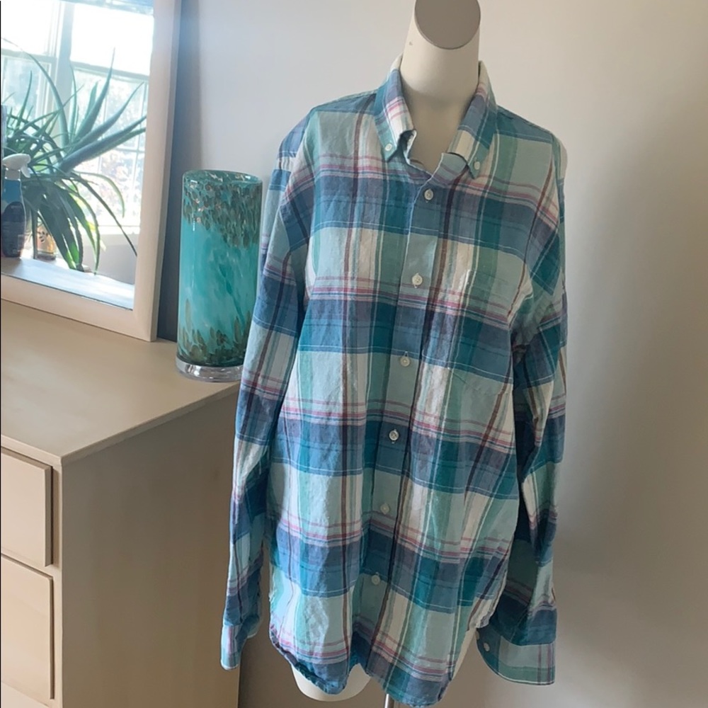 MEN’s BANANA REPUBLIC Casual Dress shirt L-long sl